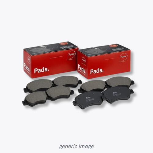 Apec front rear pads fits - front,