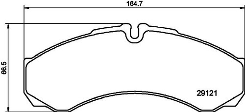 Don rear brake pad - don,