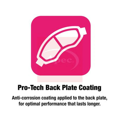 Apec rear brake - rear, pad